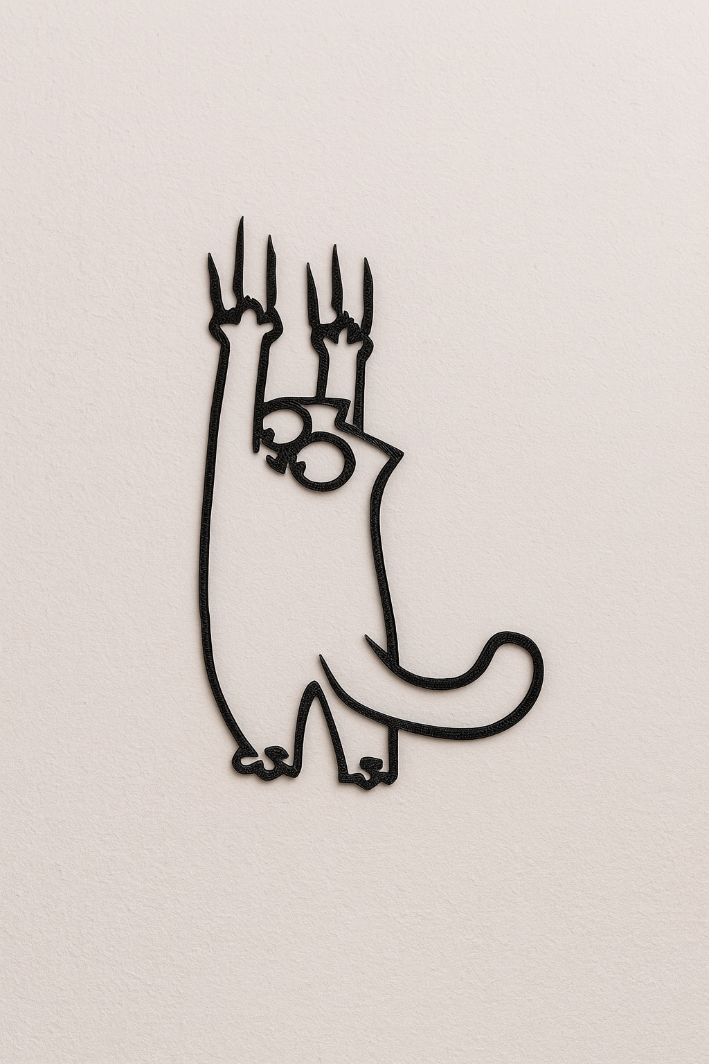 Modern 3D Printed Wall Decor | Minimalist Art | Home Office & Living Room Decoration | Handmade Wall Art Gift